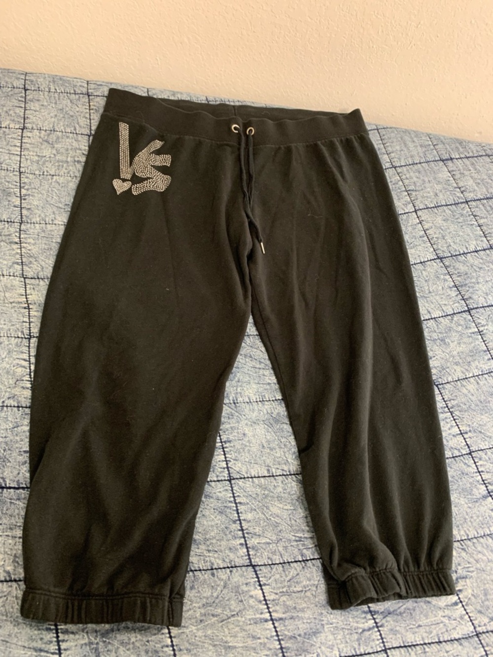 Victoria's Secret Black sweats Medium and Large, good condition, Nike medium